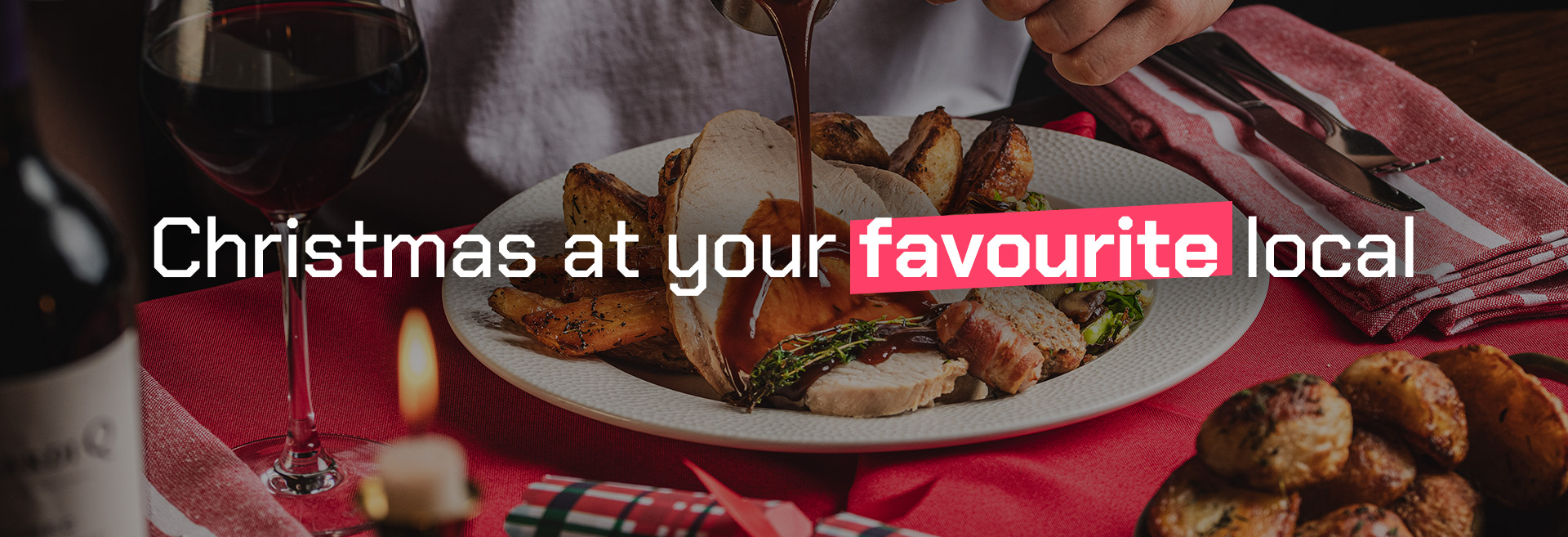 Christmas at The Sindercombe Social in outlet-town]